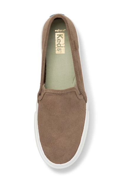 keds double decker perf suede