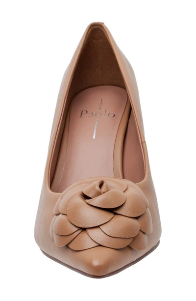 Linea Paolo Primrose Pointed Toe Pump In Desert