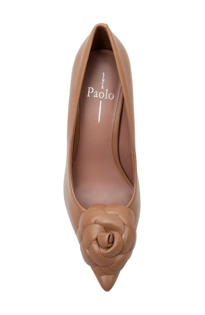 Linea Paolo Primrose Pointed Toe Pump In Desert
