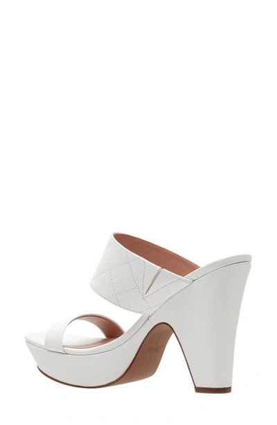 Shop Linea Paolo Indigo Platform Sandal In Eggshell