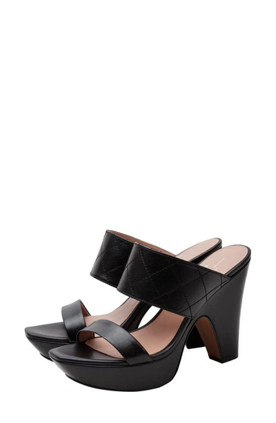 Linea Paolo Indigo Platform Sandal In Black