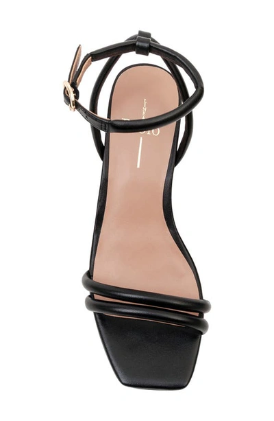 Shop Linea Paolo Vinny Ankle Strap Wedge Sandal In Black