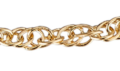 Nadri Florence Draped Double Chain Anklet In Gold