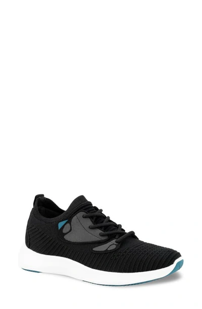 Shop Vessi Everyday Move Waterproof Sneaker In Onyx Black