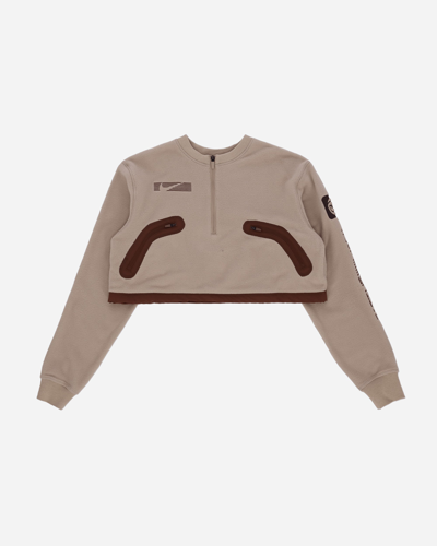 Shop Nike Special Project Cact.us Corp Wmns Crewneck Sweatshirt In Brown