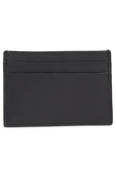 Versace Women's Medusa Leather Card Case In Black- Gold