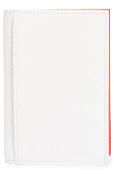 Shop Christian Louboutin Card Holder In Bianco/ Bianco