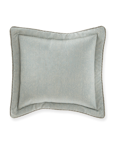 Shop Austin Horn Collection Elizabeth Striped Euro Sham In Turquoise/aqua