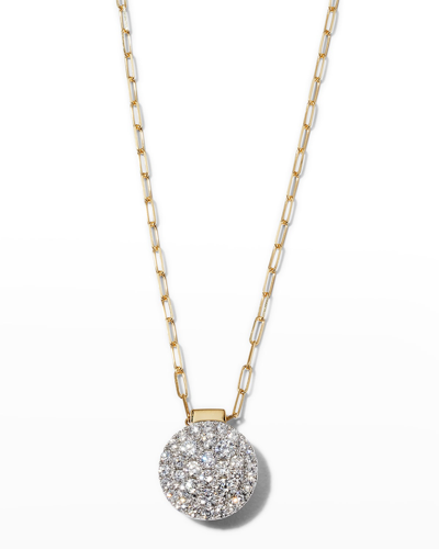 Shop Frederic Sage Medium 2 Round Firenze Ii Diamond Cluster Necklace