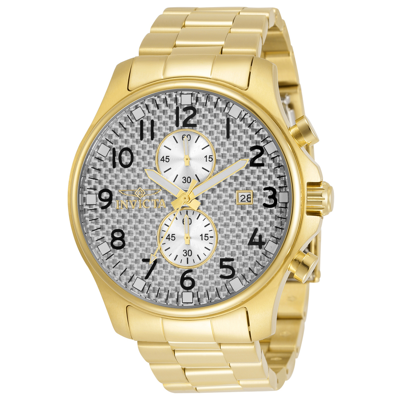 Shop Invicta Specialty Chronograph Quartz Mens Watch 34032 In Black,gold Tone,white