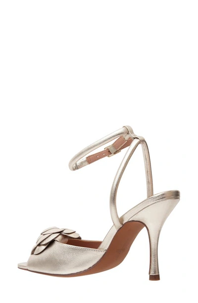 Shop Linea Paolo Heather Ankle Strap Sandal In Light Gold