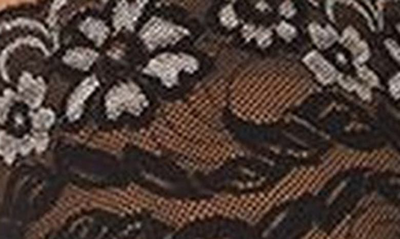 Memoi Women's Animal Instinct Backseam Sheer Thigh Highs In Black