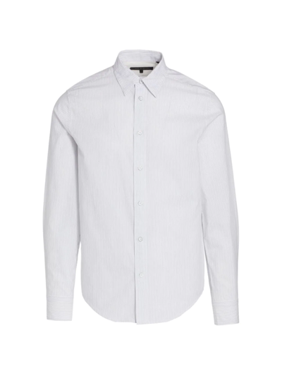 Shop Rag & Bone Men's Zac Stripe Shirt In White Stripe