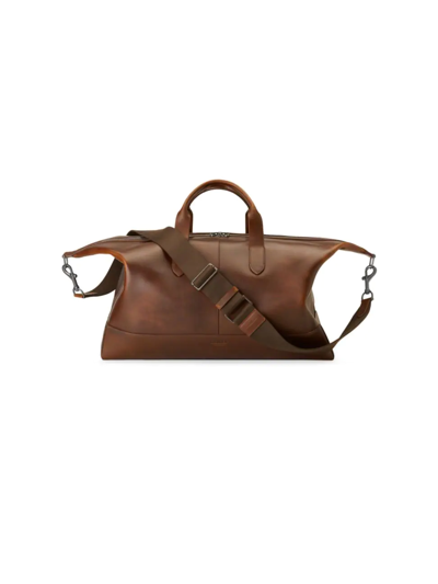 Shop Shinola Men's Canfield Classic Navigator Duffel Bag In Brown