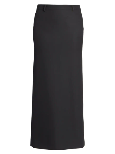 Shop Balenciaga Women's Tube Maxi Skirt In Black