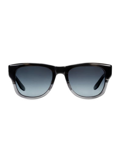 Shop Barton Perreira Men's Kuhio 53mm Rectangular Sunglasses In Turtle Dove Gradient