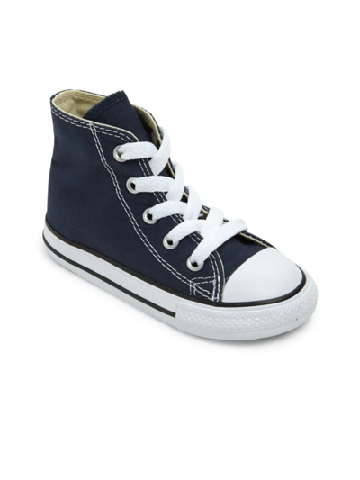 Shop Converse Baby's & Toddler's Chuck Taylor All Star High-top Sneakers In Navy