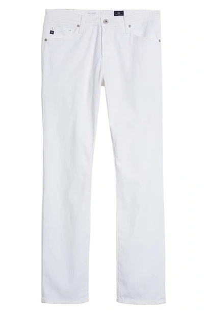 Shop Ag Everett Sud Slim Straight Fit Pants In White