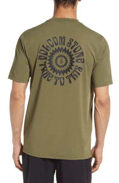 Shop Volcom Faulter Graphic Tee In Military