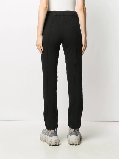 Palm Angels Drawstring-waist Track Pants In Black Black