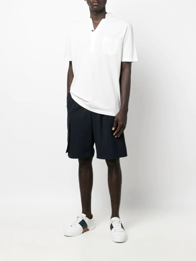 Shop Sease Short-sleeved Polo Shirt In White