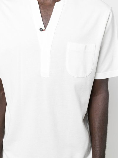 Shop Sease Short-sleeved Polo Shirt In White
