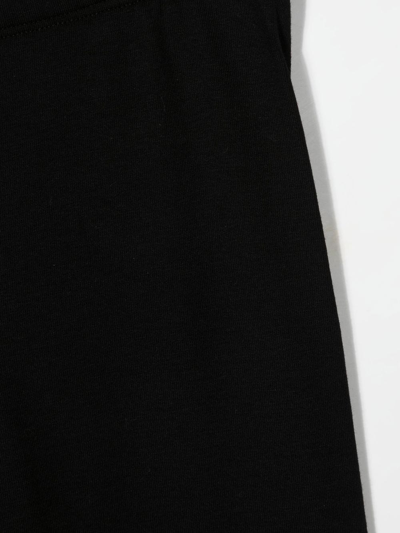 Shop Chiara Ferragni Wink Embroidery Straight Trousers In Black