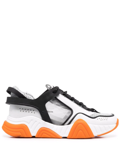 Shop Dorothee Schumacher Panelled Chunky-sole Sneakers In White