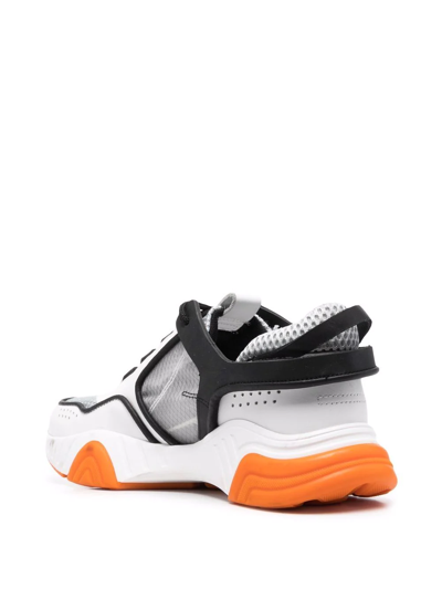 Shop Dorothee Schumacher Panelled Chunky-sole Sneakers In White