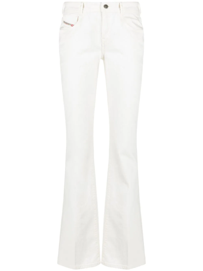Diesel 1969 D-ebbey 09d63 Bootcut Jeans In White