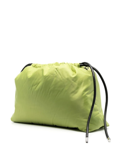 Shop N°21 Eva Logo-print Crossbody Bag In Green