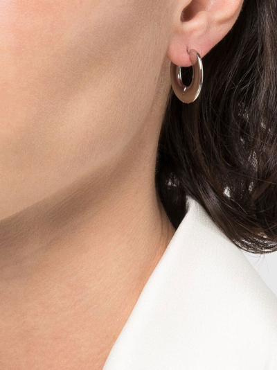 Shop Aeyde Small Ada Hoop Earrings In Gold