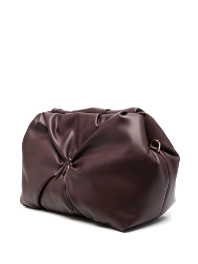 Shop Patrizia Pepe Fly Pillow Large Clutch In Purple