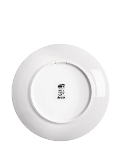 Fornasetti Tema E Variazioni N.18 Wall Plate In White