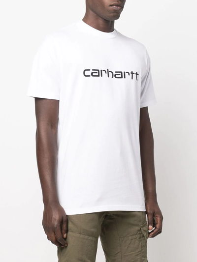 Carhartt Script T-shirt In White In White