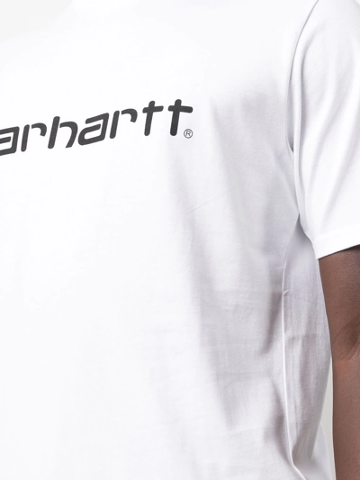 Carhartt Script T-shirt In White In White