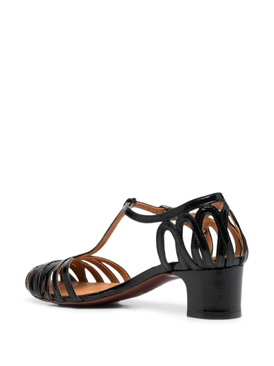 Shop Chie Mihara Closed-toe Strappy Pumps In Black