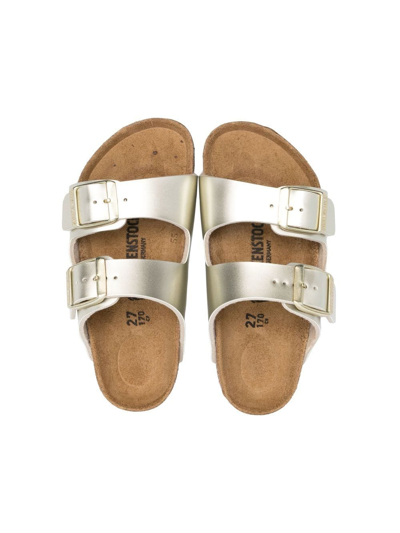 Birkenstock Arizona Slip-on Sandals In Gold