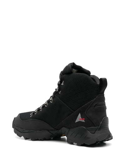 A-cold-wall* Logo-print Mesh High-top Sneakers In Black