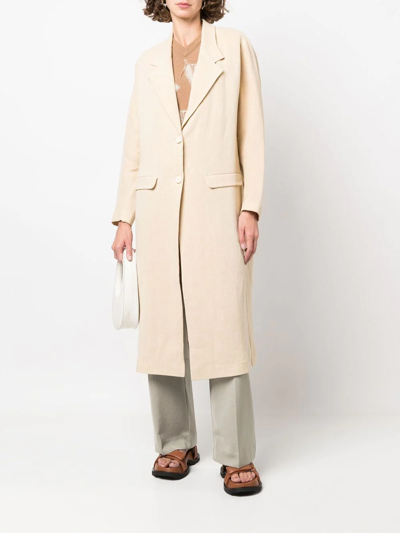 ALYSI SINGLE-BREASTED TAILORED COAT 
