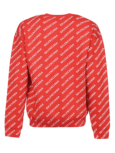 Shop Balenciaga Sweaters Red