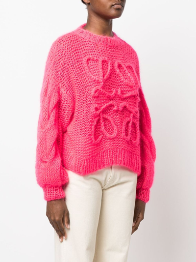 Shop Loewe Sweaters Pink