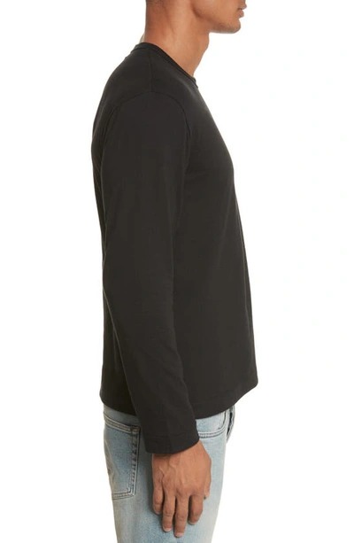 Shop Comme Des Garçons Play Long Sleeve T-shirt In Black