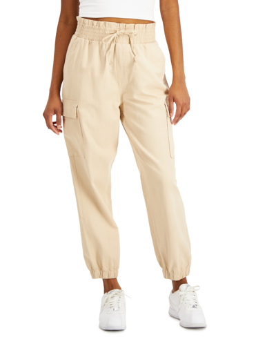 Vanilla Star Juniors' Smocked-Waist Jogger Pants - Macy's