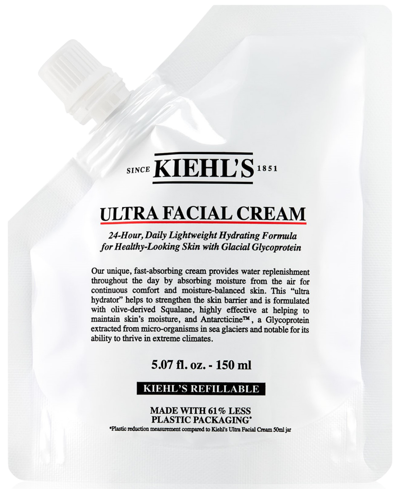 Shop Kiehl's Since 1851 Ultra Facial Cream Refill Pouch, 5.07 Oz. In No Color