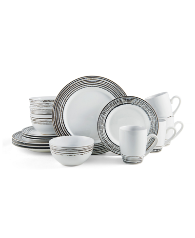 Pfaltzgraff Bryson 16 Piece Dinnerware In Black