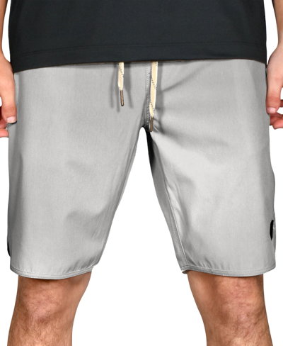 Shop Vintage Men's Micrograph Quick Dry Windjammer Shorts In Light Grey