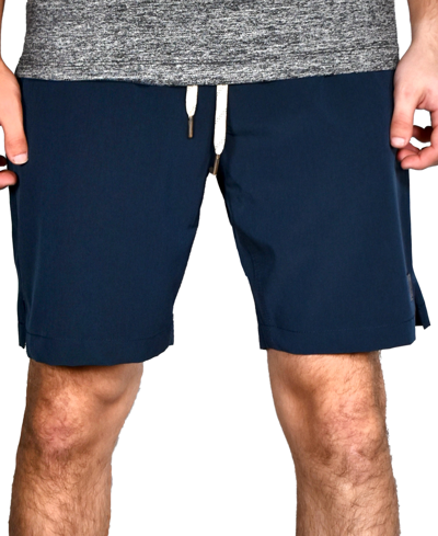 Shop Vintage Men's Micrograph Quick Dry Sport Shorts In Navy