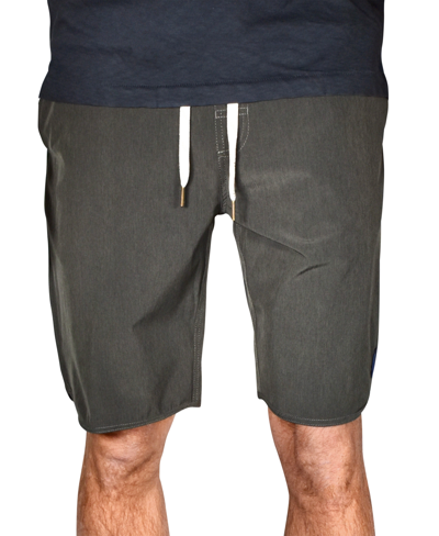 Shop Vintage Men's Regular Fit Micrograph Windjammer Shorts In Dark Olive