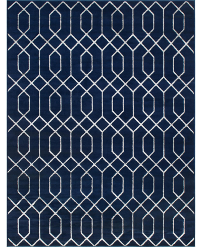 Shop Marilyn Monroe Closeout!  Glam Mmg001 8' X 10' Area Rug In Navy Blue